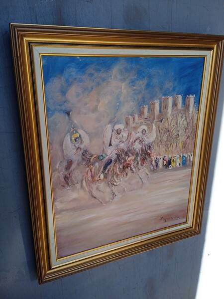 Roger Vivés painting fantasia oil on canvas