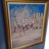 Roger Vivés painting fantasia oil on canvas