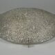 1960s 1970s Ice Glass Flush Mount from by Kaiser Leuchten Germany