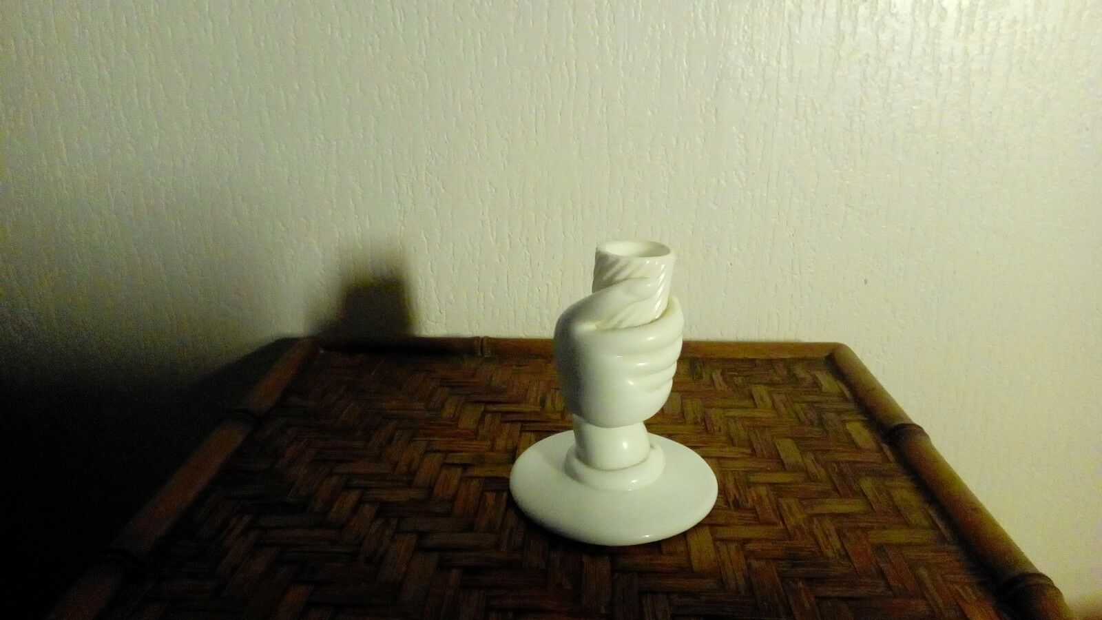 Opaline porte allumettes "the hand"