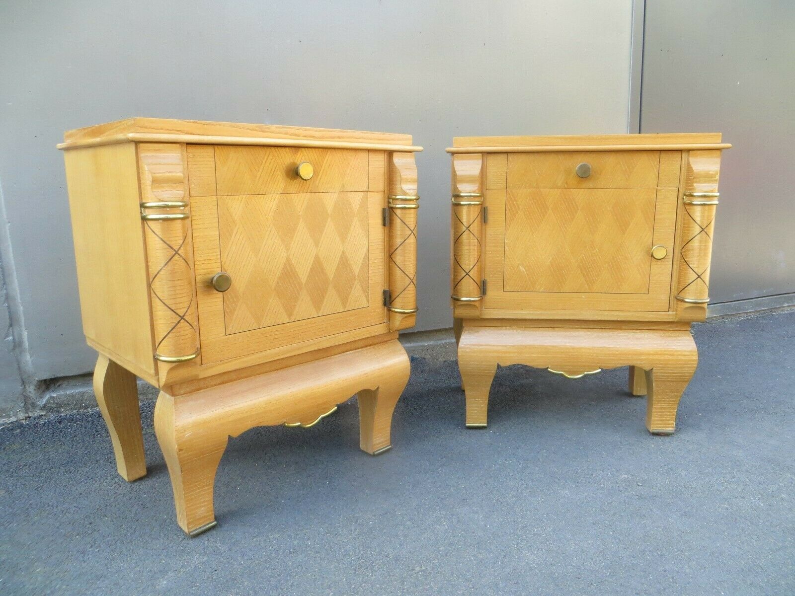 Pair of bedside tables years 40