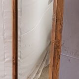 Old large mirror with a teak frame - 130x86cm