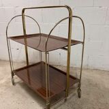 Vintage folding bar cart / tea trolley