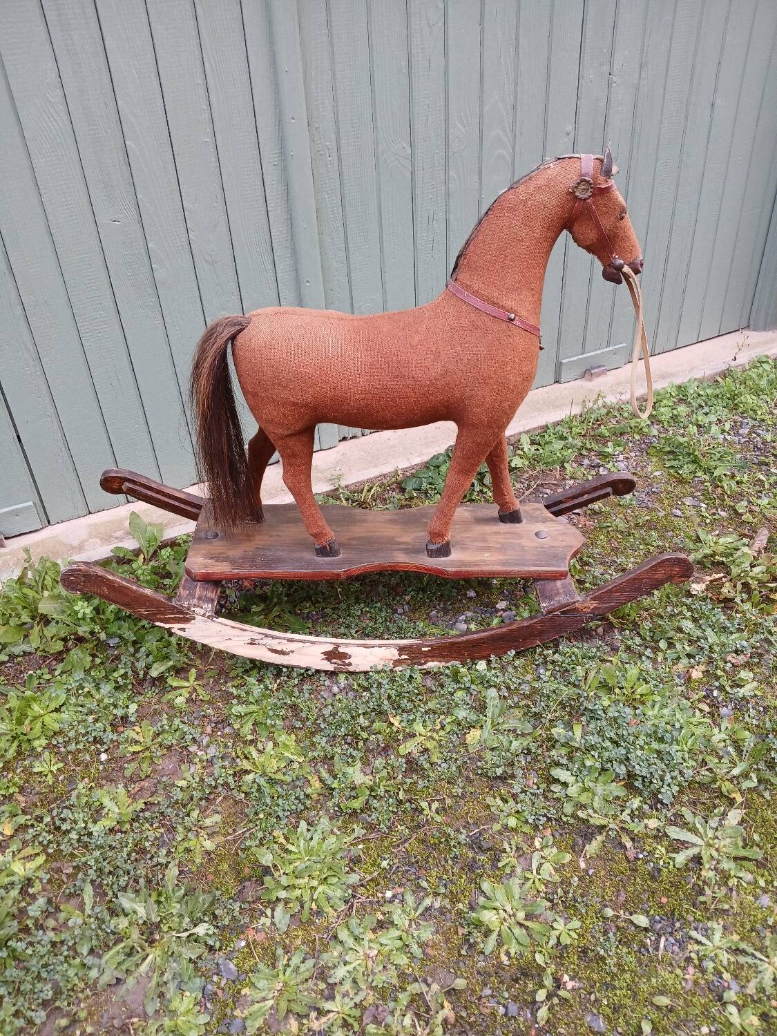 Antique rocking horse