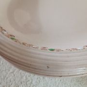 5 assiettes terre de fer Longwy