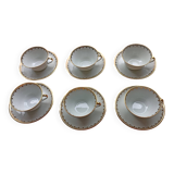 set of 6 Malbec and Treillard Frères cups from the 1950s
