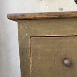 Green patina workshop furniture