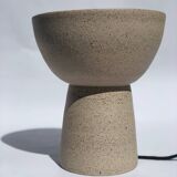Ceramic stoneware floor lamp