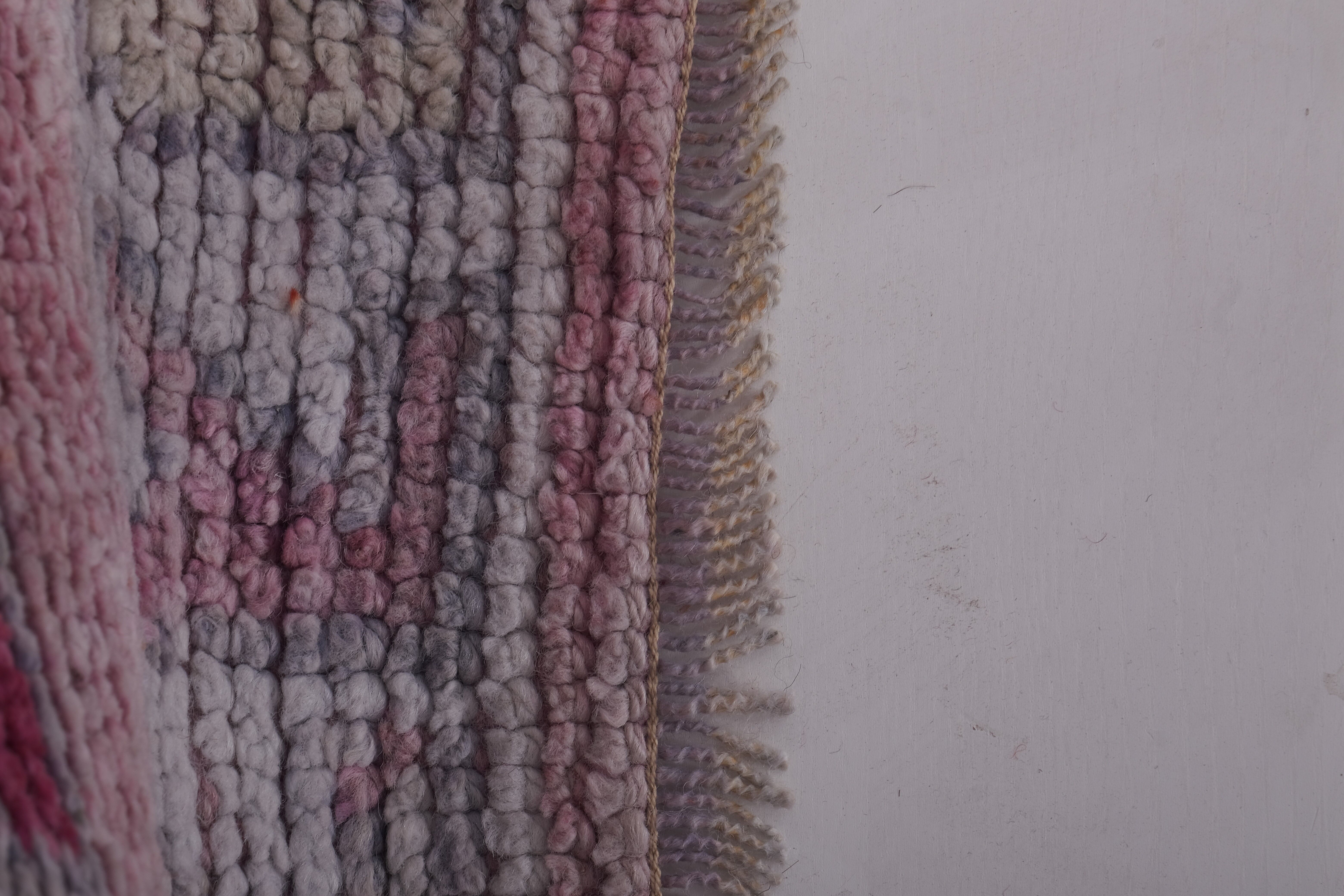 Vintage Turkish rug from Oushak, hand-woven 87x297 cm