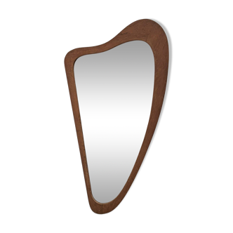Vintage teak mirror