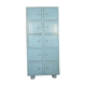 Old metal workshop furniture original turquoise patina
