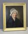 Oil on canvas, Woman with a white headdress dated 1840