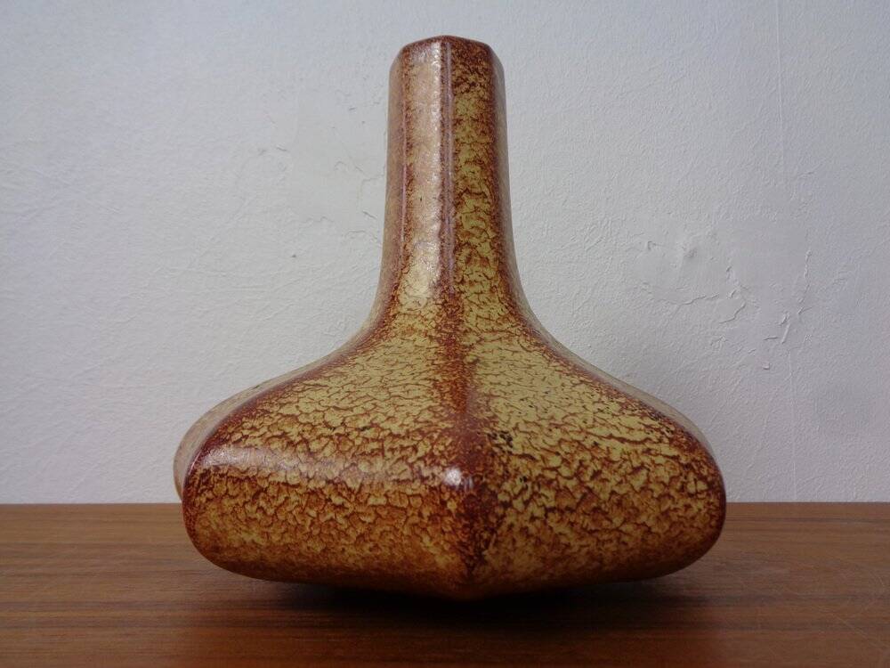 Italian ceramic vase by Roberto Rigon for Bertoncello, 1960s.