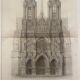 Lithographie de la cathédrale de Reims