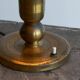 Art Deco table lamp in patinated brass from the 1940s.