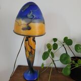 Multi-layer glass mushroom lamp