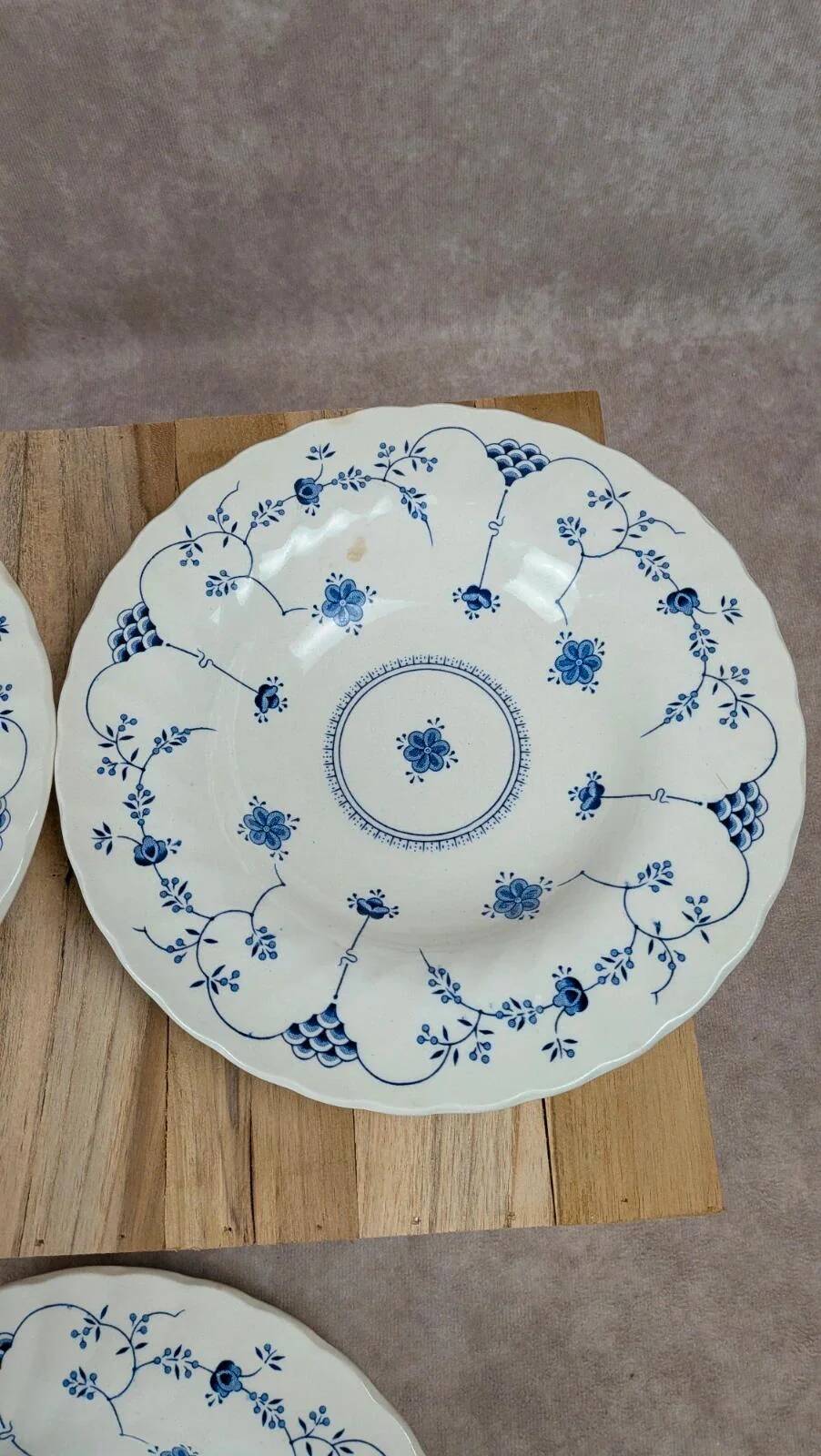 Set of 3 deep plates + dish – Myott Finlandia – England