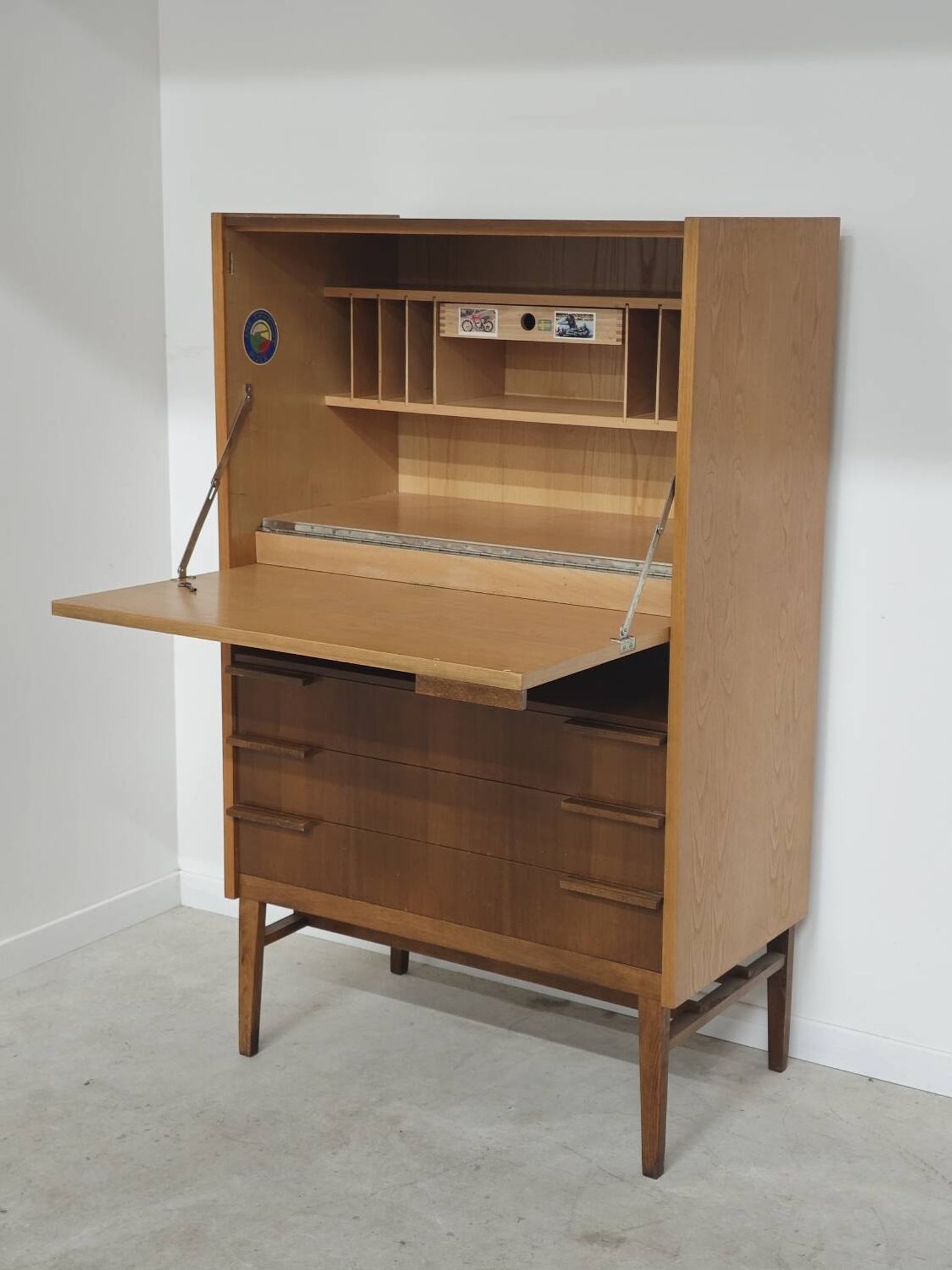Secretary / Two-tone desk Frantisek Mezulanik for Up Zavody 1960
