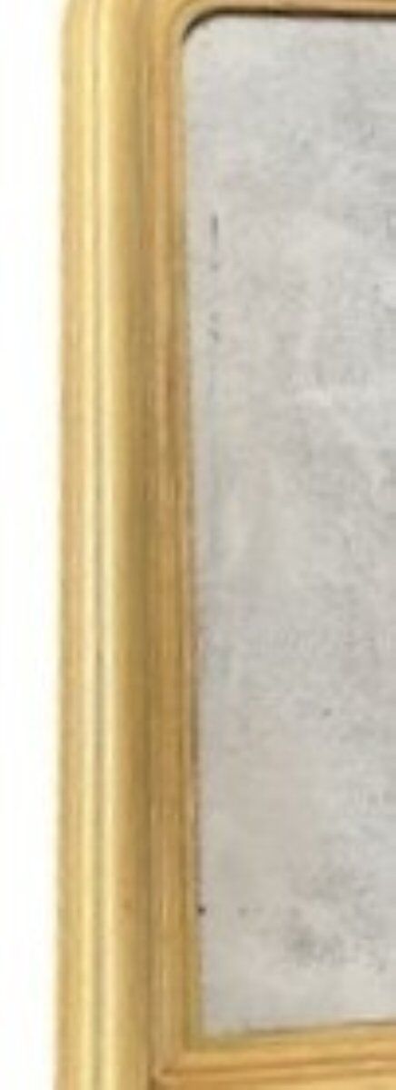 Miroir Louis Philippe en bois doré, début du 20ème siècle