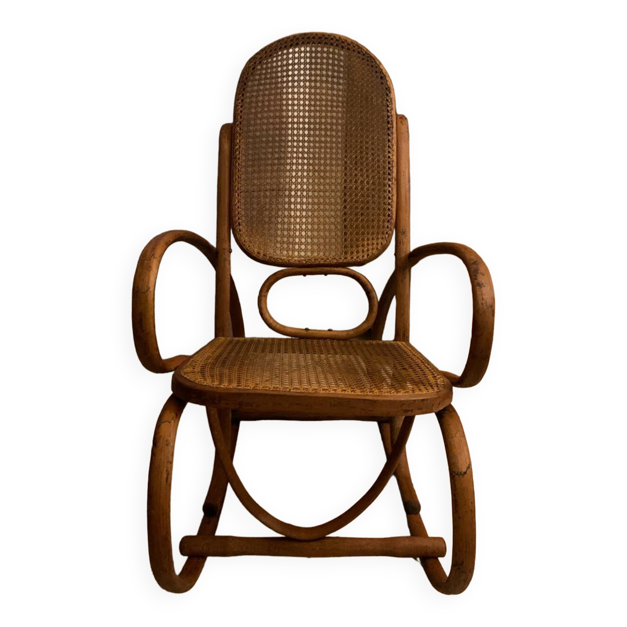 Thonet style rocking chair