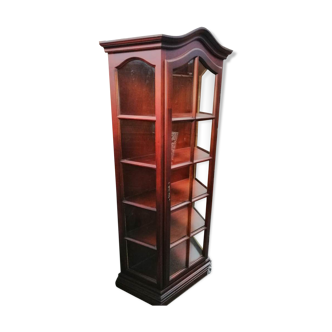 Showcase in mahogany