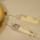 Desk lamp chrome and gold