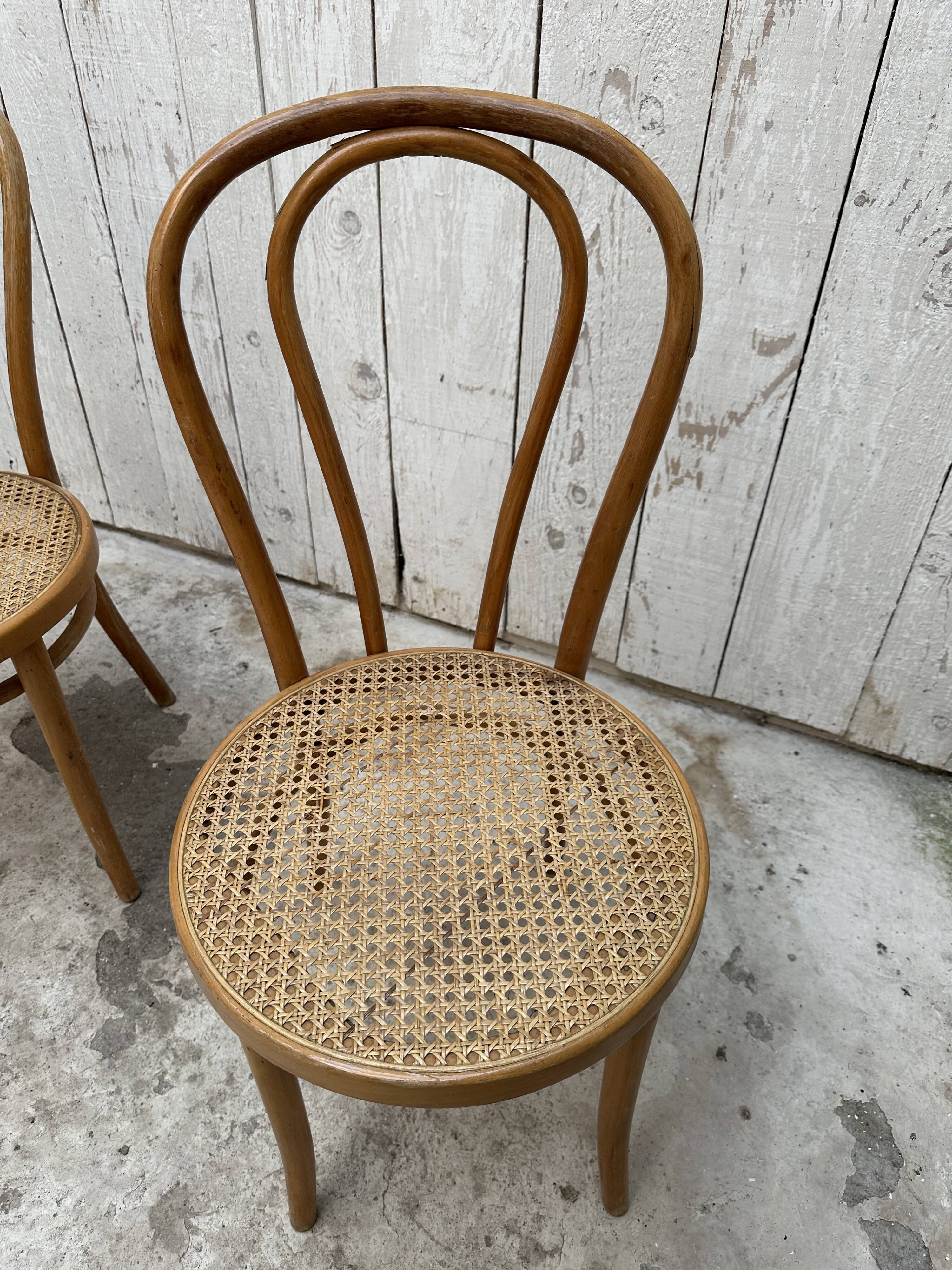 2 bistro chairs