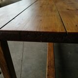 Wooden farm table