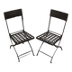 Chaise métal pliante