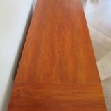 Elegant, functional Gautier desk - Large drop-leaf top - 2 drawers - Sliding shelf - 1990s