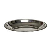 Round stainless steel dish