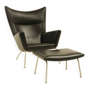 fauteuil et repose-pieds - hans