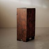 Bonnetière alpine en sapin – Piémont, XVIIIᵉ siècle, art populaire