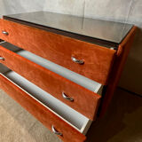 Alcantara chest of drawers