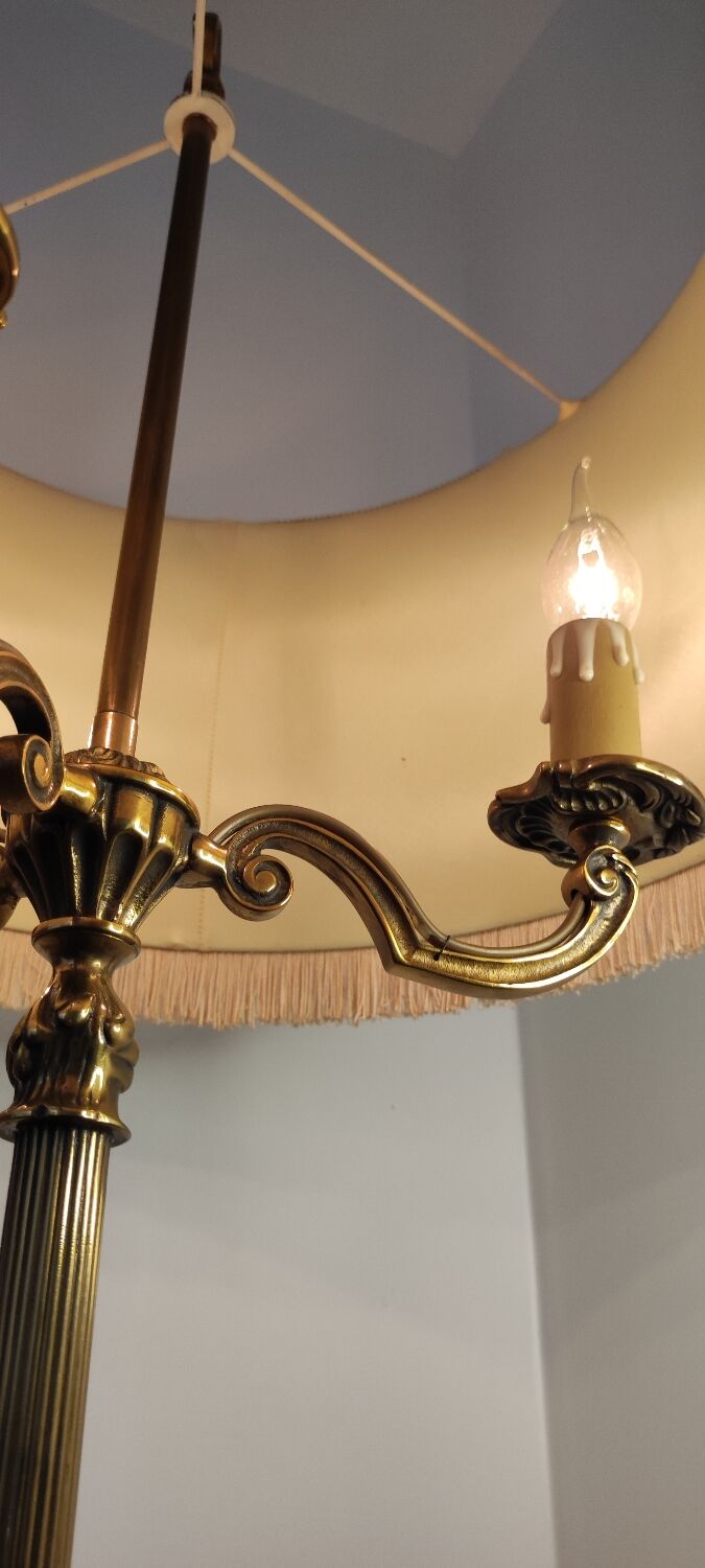 Louis XV hot water bottle floor lamp