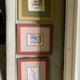 Set of 3 watercolors