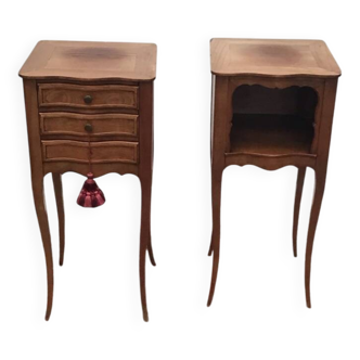 Pair of Louis XV style bedside tables