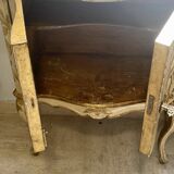 Patinated lacquered sideboard Venetian style Italy 50