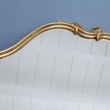 Golden rock mirror with gold leaf 43x70cm