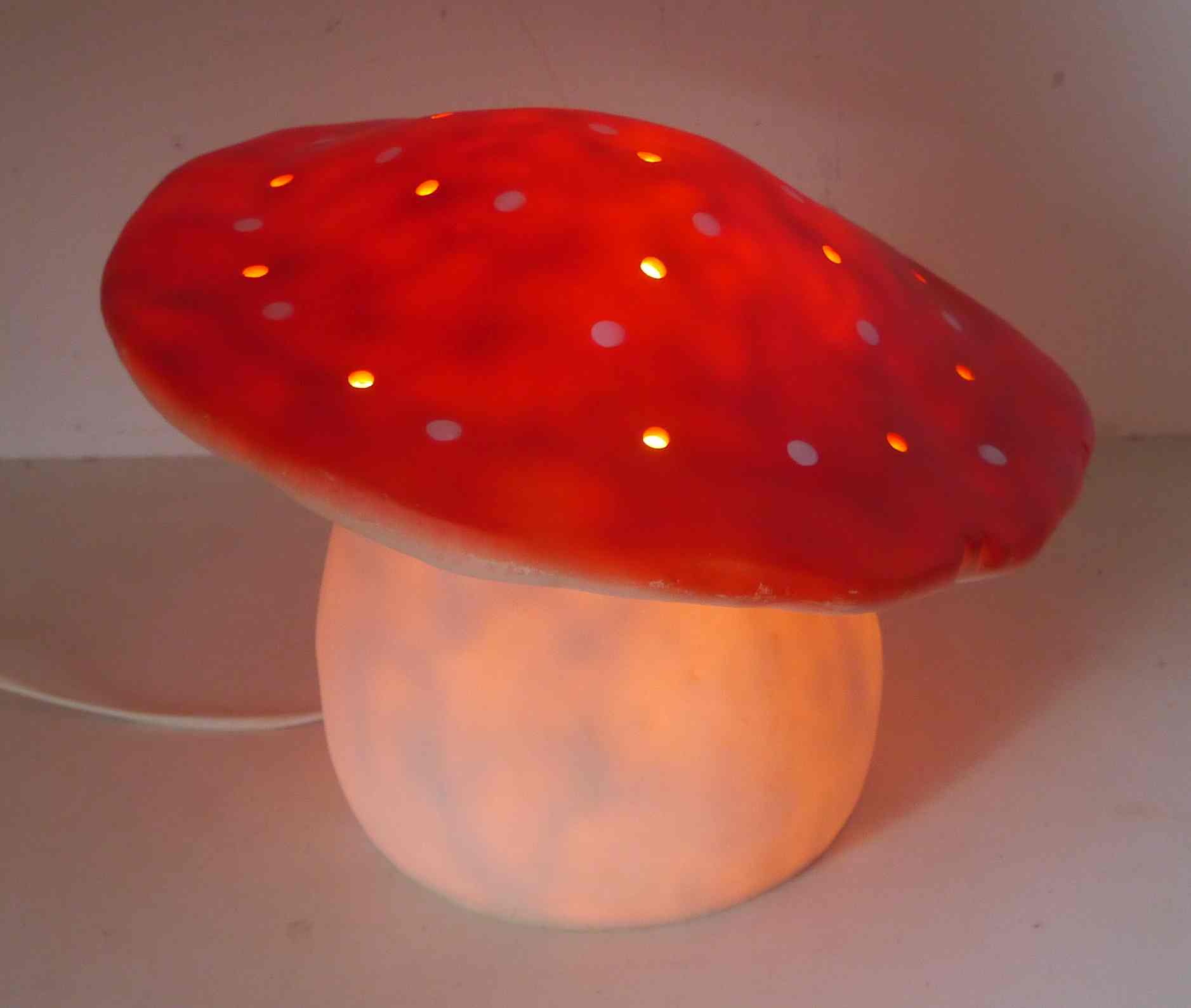 Night light Heico mushroom Made in Germany