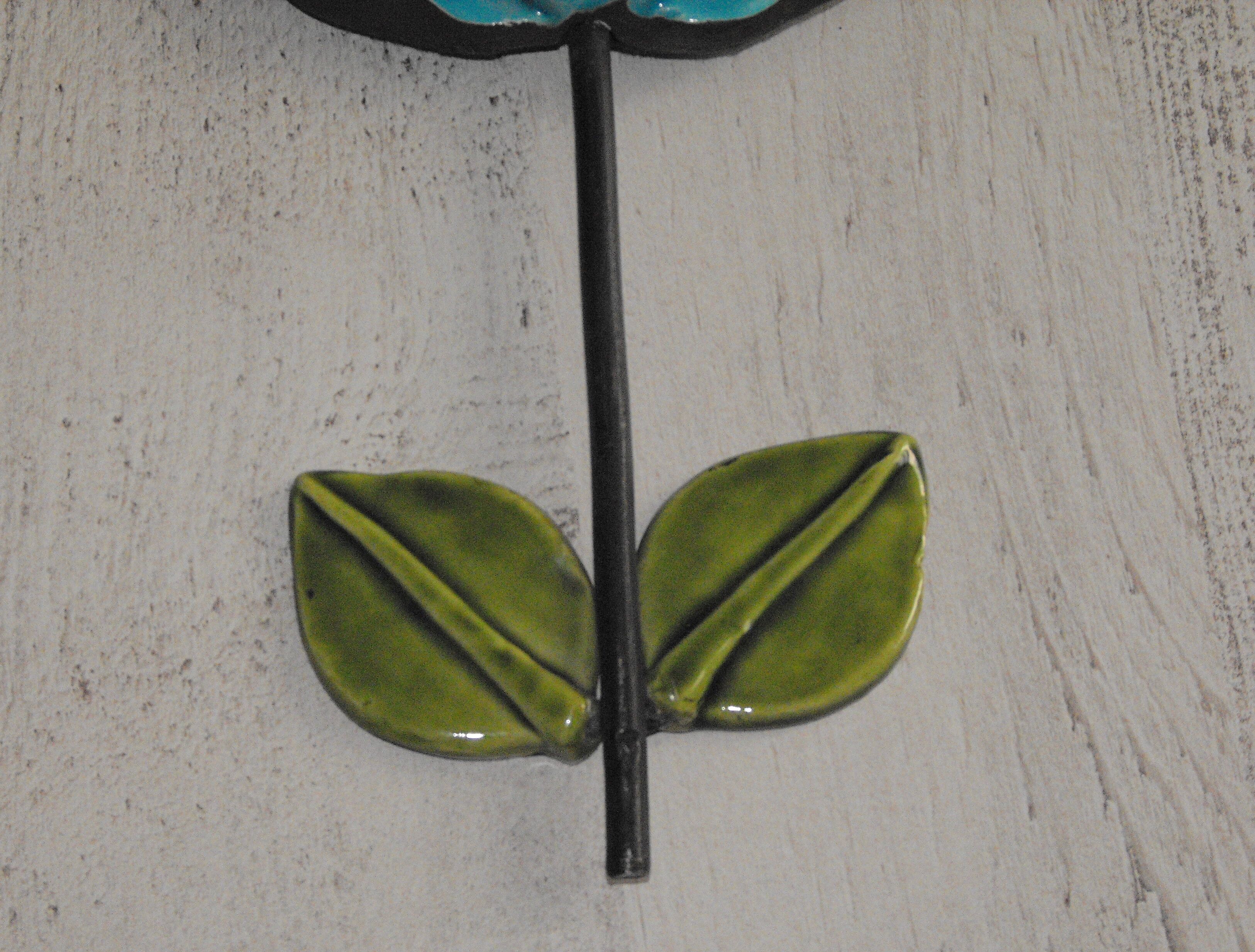 Mithe Espelt's ceramic mirror, 60s - 17x30cm