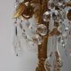 French Empire Neoclassical 7-Light Candelabra in Gilt Bronze and Crystal