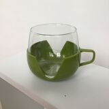 9-cup Vintage coffee cup set