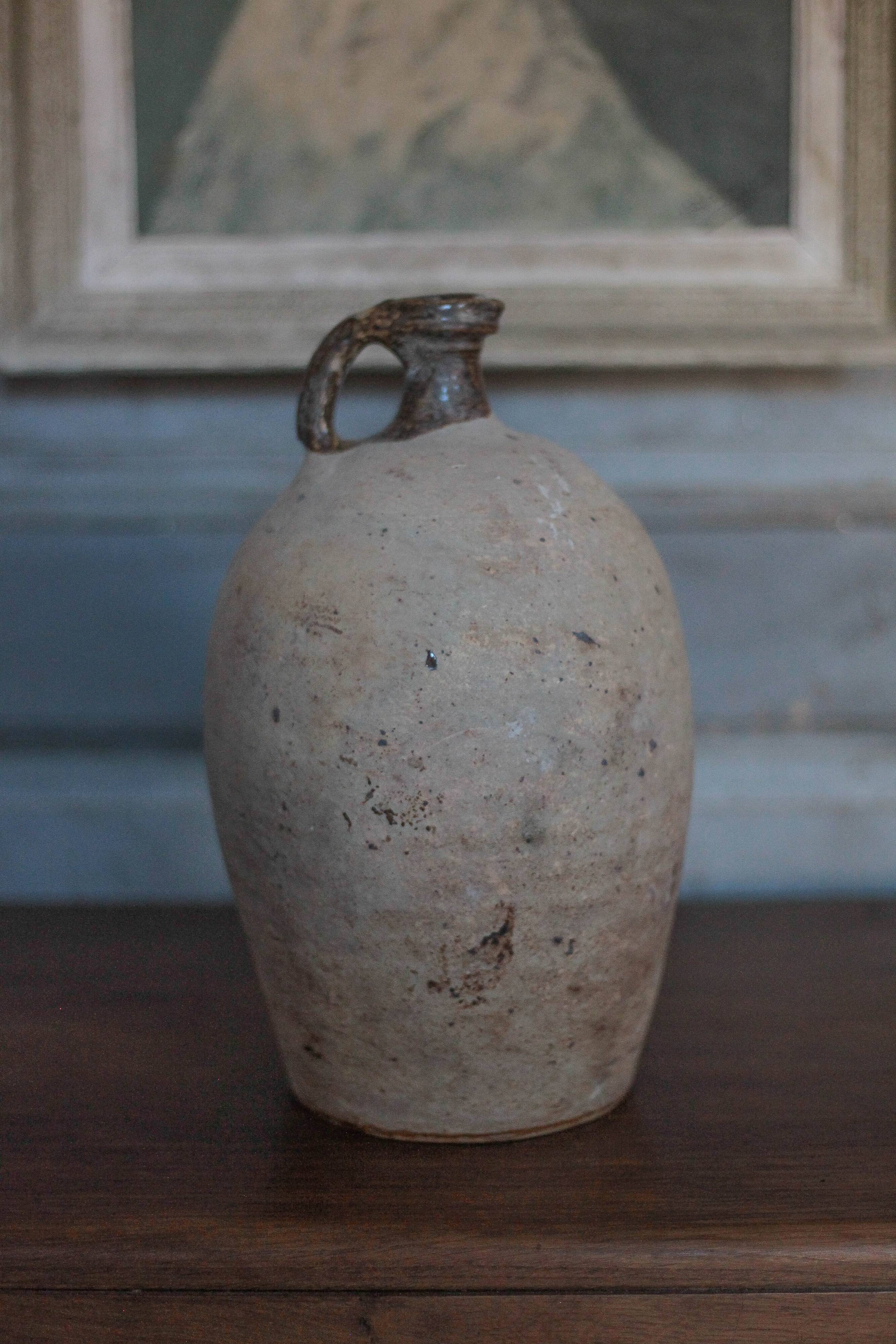 Vintage jar, vintage pitcher, stoneware pitcher, antique pottery, pottery