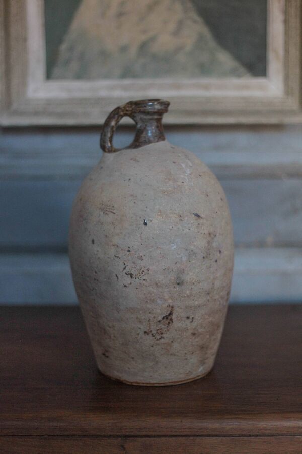 Jarre vintage, pichet vintage, pichet grès, poterie ancienne, poterie
