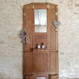 Coat rack solid oak wardrobe