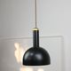 Vintage Black and Brass Pendant Lamp