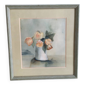 Tableau aquarelle ancienne