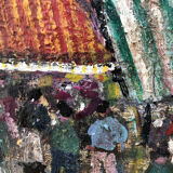 Old table "The port market"