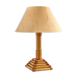 Bamboo lamp.